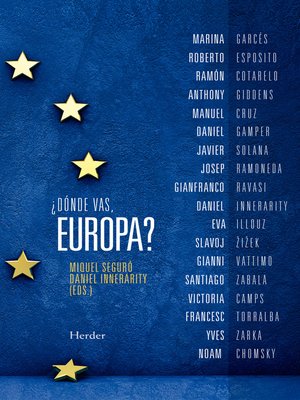 cover image of ¿Dónde vas, Europa?